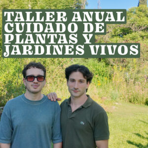 Taller anual Cuidado de plantas y jardines vivos.